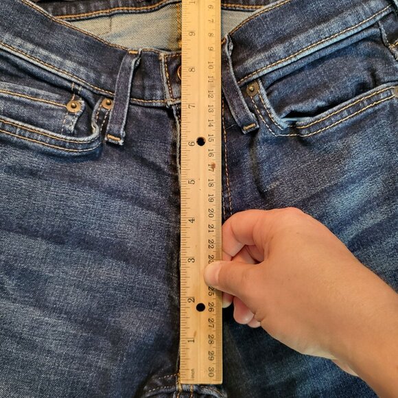 Hollister Super Skinny Stretch SZ 26 Denim Jeans Dark Wash - Picture 7 of 9